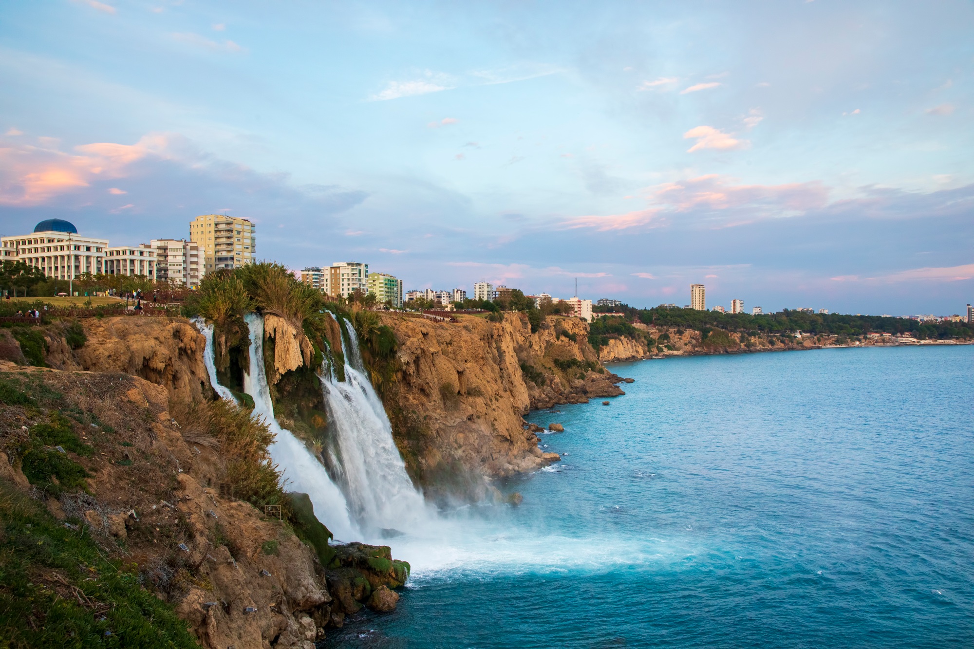 Antalya Duden waterfall. Its other name is Karpuzkaldıran waterfall. Antalya - Turkey